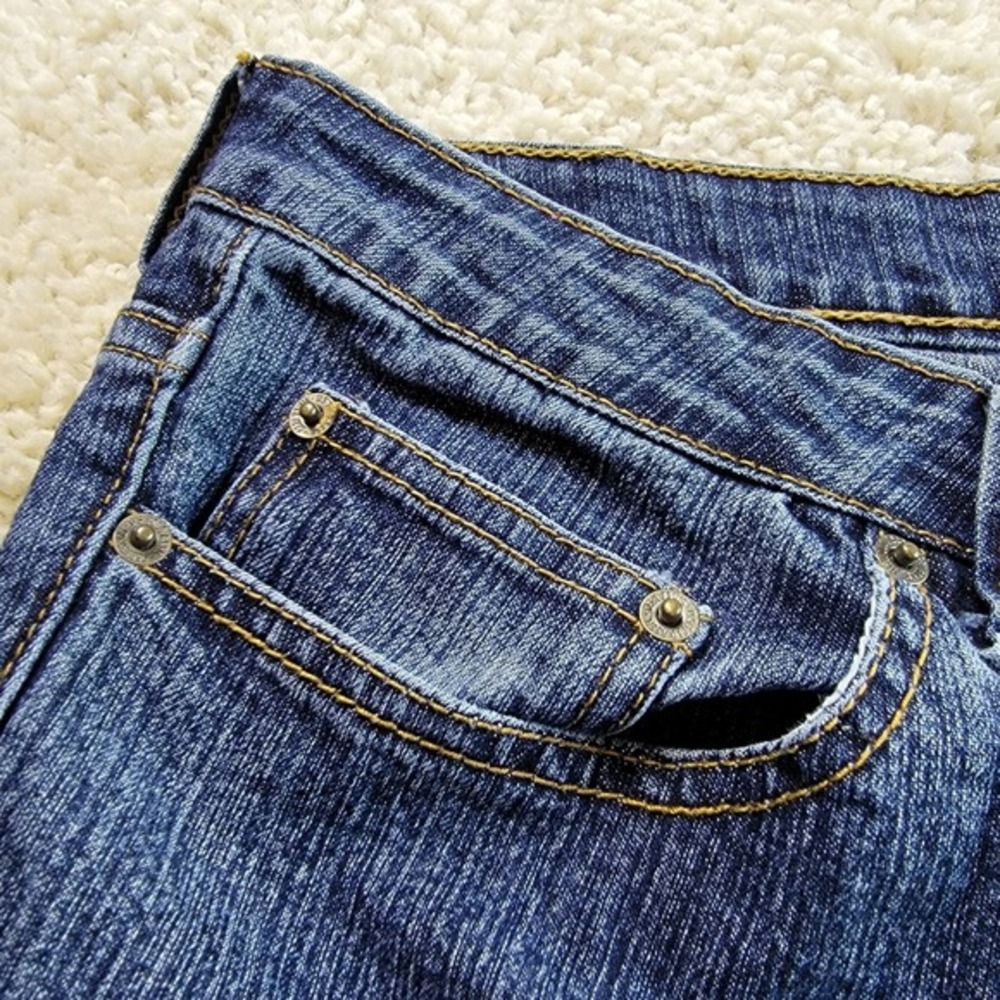 US Polo Assn Womens Bell Bottom Jeans Denim Pants 27011351 Size 12 - Picture 9 of 15